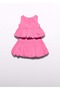 Girl's Top and Skirt Set Fusia - 2