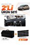 Kia Venga (2009-2011) Compatible Dashboard Cover + Thai Feather Trunk Bag + Sticker Set - Ki025
