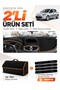 Renault Clio 3 (2005-2012) Compatible Glove Box Cover + Tay Feather Trunk Bag + Sticker Set - Re017