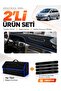 Renault Scenic 1 (1996-2003) Compatible Glove Box Cover + Tay Feather Trunk Bag + Sticker Set - Re043