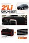 Ssangyong Nomad (2005-2012) Compatible Glove Box Cover + Tay Tüy Luggage Bag + Sticker Set - Ss001
