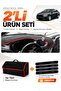 Fi̇at Egea Sedan (2019-2026) Compatible Glove Box Cover with Tablet Holder + Feathered Trunk Bag Set - Fi012