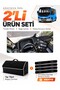 Karsan Jest (2013-2020) Compatible Glove Box Cover + Thai Feather Luggage Bag + Sticker Set