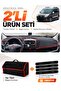 Fiat Doblo D3 (2010-2013) Compatible Torpedo Cover Without Cover + Tay Feather Luggage Bag Set - Fi006