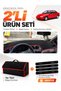 Dashboard Cover + Thai Feather Trunk Bag + Sticker Set Compatible with Hyundai Elantra (1995-2000)