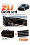 Renault Symbol Without Airbags (2008-2011) Compatible Glove Box Cover + Thai Feather Trunk Bag Set - Re029