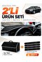 Fi̇at Egea Sedan (2007-2021) Tablet-Free Compatible Dashboard Cover + Feather-Feathered Trunk Bag Set - Fi011