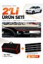 Seat Toledo (2013-2017) Compatible Glove Box Cover + Feather-Style Trunk Bag + Sticker Set - Se007