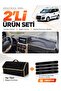 Fiat Doblo Airbagged Large Screen (2007-2015) Compatible Glove Box Cover + Thai Feather Bag Set - Fi022
