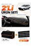 Renault 12 Toros Covered (1969-2000) Compatible Glove Box Cover + Thai Feather Trunk Bag Set - Re001