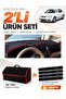Kia Cerato (2004-2008) Compatible Torpedo Cover + Thai Feather Trunk Bag + Sticker Set - Ki006
