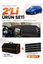 Dashboard Cover + Thai Feather Luggage Bag + Sticker Set Hyundai İ30 (2007-2012) Compatible - Hu004