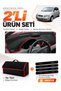 Chevrolet Kalos (2009-2013) Compatible Dashboard Cover + Tay Feather Trunk Bag + Sticker Set - Ch004