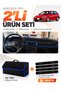 Dashboard Cover + Thai Feather Trunk Bag + Sticker Set Honda Civic Ef (1988-1991) Compatible - Ho004