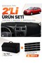 Daci̇a Logan Mcv (2012-2021) Compatible Glove Box Cover + Tay Tüy Luggage Bag + Sticker Set - Re015