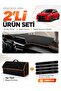 Peugeot 208 (2020-2024) Compatible Dashboard Cover + Tay Feather Trunk Bag + Sticker Set - Pe006