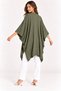 Women's Bat Sleeve Single Layer Casual Knitwear Poncho Cardigan - 6