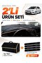 Ford Focus 2.5 Hatchback Covered (2008-2011) Compatible Glove Box Cover + Tay Feather Bag Set - Fo011