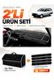 Renault 12 Toros Covered (1969-2000) Compatible Glove Box Cover + Thai Feather Trunk Bag Set - Re001