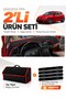 Dashboard Cover + Thai Feather Trunk Bag + Sticker Set Compatible with Seat Leon (2013-2020) - Se006 - 2