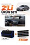 Subaru Legacy (2003-2009) Compatible Glove Box Cover + Tay Feather Trunk Bag + Sticker Set - Su005