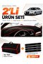 Audi A6 (2005-2011) Compatible Dashboard Cover + Thai Feather Trunk Bag + Sticker Set - Au004