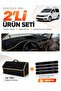 Volkswagen Caddy (2015-2019) Compatible Dashboard Cover + Tay Feather Trunk Bag + Sticker Set - Vw002 - 2