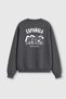 Women's Premium Fabric 3 Thread Printed Back Sweatshirt - 2