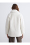 Alita City Lcw Vision White Shirt Collar Women's Teddy Coat with a Difference - 5