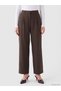 Alita City Lcw Modest Khaki High Waist Pleated Women's Fabric Pants with a Difference - 2