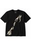 Whispered Connection Feather & Hands Graphic T-Shirt
