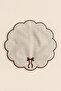 6 Piece 2-Person Baby Deer Embroidered Tableware Set |   2 American Servings + 2 Presentation Napkins + 2 Cocktail Napkins - 5