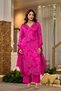 Premium Gaji Satin 3 Piece Suit Set for Women with Dupatta & Pants | Indian Ethnic Wear | Salwar Suit for Women | Kurti Pant Dupatta Set | Bandhani Printed Suit | Festive, Wedding & Party Wear - 7