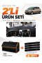 Kia Venga (2009-2011) Compatible Torpedo Cover + Leather Trunk Bag + Sticker Set - Ki025