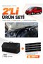Renault Trafic Covered (2015-2022) Compatible Glove Box Cover + Leather Luggage Bag + Sticker Set - Re048