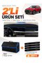 Hyundai Tucson (2024+ Later) Compatible Torpedo Cover + Leather Trunk Bag + Sticker Set - Hu039