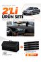 Subaru Legacy (2003-2009) Compatible Glove Box Cover + Leather Trunk Bag + Sticker Set - Su005