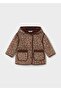 Baby Girl Coat with Hood and Plush Inside and Pockets
