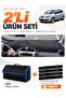 Seat Altea (2010-2015) Compatible Glove Box Cover + Leather Trunk Bag + Sticker Set - Se001