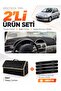 Renault Clio 2 Screened (1998-2001) Compatible Torpedo Cover + Leather Trunk Bag + Sticker Set - Re010