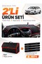 Ford Focus 3.5 Station Wagon (2014-2018) Compatible Glove Box Cover + Leather Trunk Bag Set - Fo012