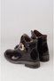 Seç V2711 Genuine Leather Women's Boots (Heel Height: 3 cm) Brown Patent Leather - 5