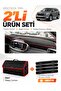 Kia Sorento (2015-2018) Compatible Torpedo Cover + Leather Trunk Bag + Sticker Set - Ki020