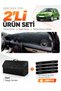 Ford Fi̇esta Type 2 (2003-2010) Compatible Glove Box Cover + Leather Trunk Bag + Sticker Set - Fo006
