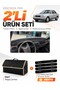 Nissan Sunny (1990-1995) Compatible Torpedo Cover + Leather Trunk Bag + Sticker Set - Ni018