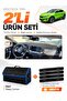 Kia X-Ceed (2020-2025) Compatible Torpedo Cover + Leather Luggage Bag + Sticker Set - Ki005