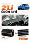 Kia Rio (2019-2024) Compatible Torpedo Cover + Leather Trunk Bag + Sticker Set - Ki014