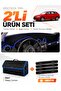 Audi A3 (2004-2008) Compatible Glove Box Cover + Leather Trunk Bag + Sticker Set - Au002