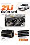 Peugeot 308 (2008-2014) Compatible Dashboard Cover + Leather Trunk Bag + Sticker Set - Pe013
