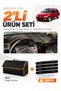 Peugeot 106 (1991-2003) Compatible Torpedo Cover + Leather Trunk Bag + Sticker Set - Pe001